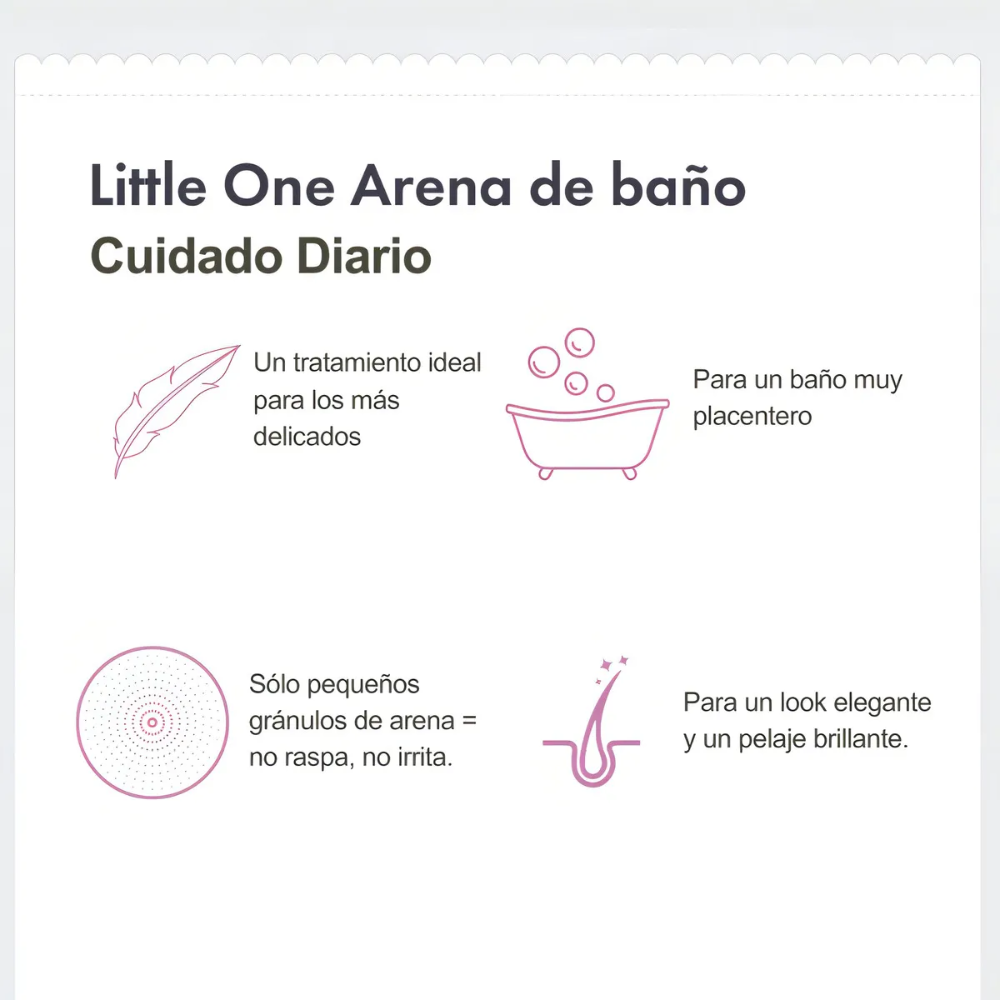 Shampoo Arena De Baño Para Chinchillas, 1 Kg. Little One