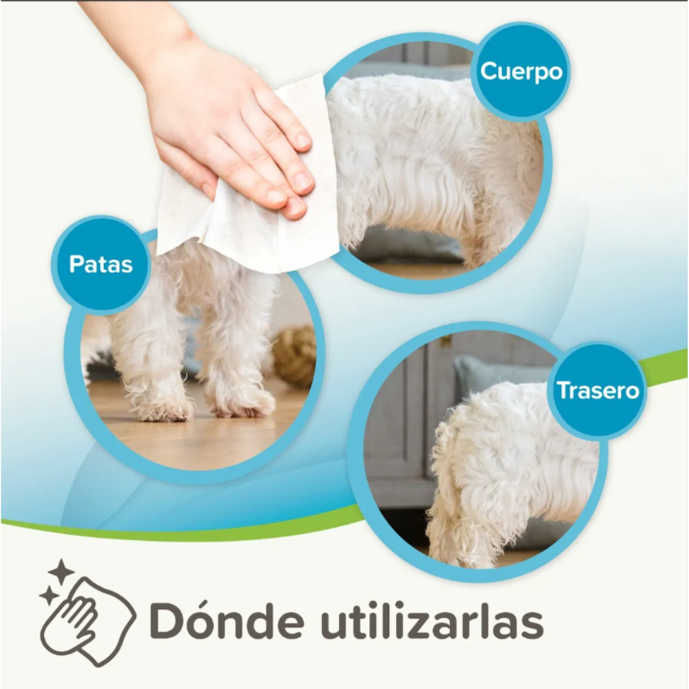 Beaphar Toallitas Húmedas Universales Para Perros Gatos 30u