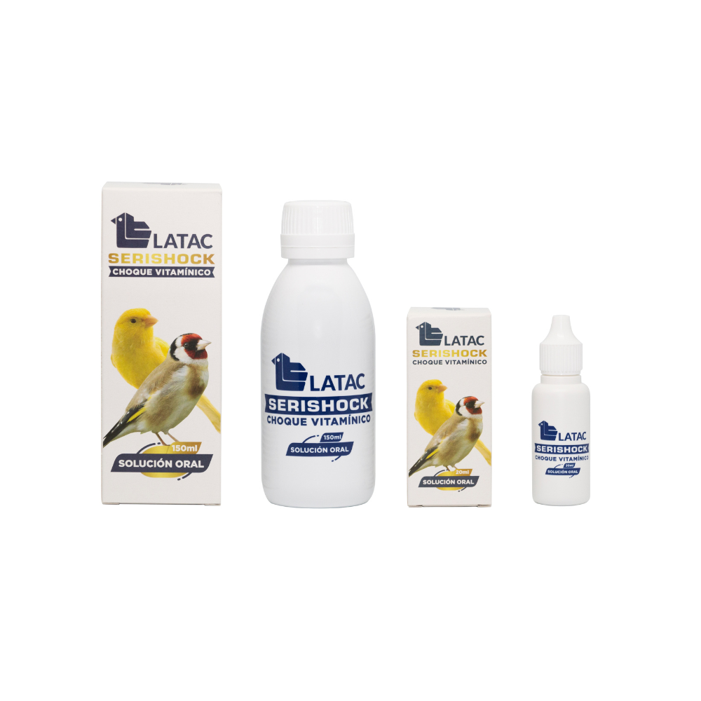 Latac Serishock Multivitaminico P/aves De Ornato, 20ml