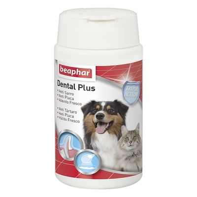 Beaphar Polvo Dental Plus 75gr Para Perros Y Gatos.