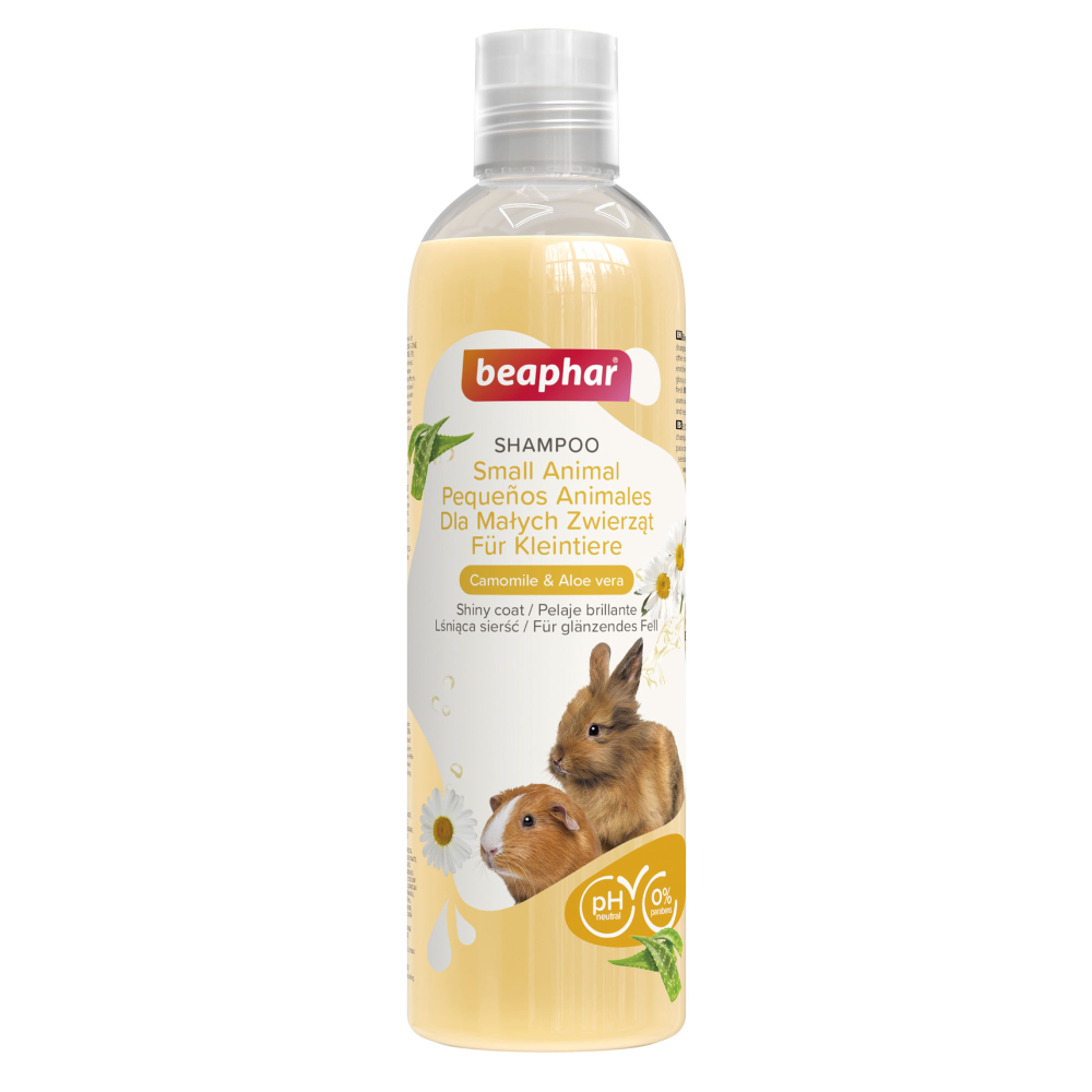 Shampoo Beaphar Para Conejos Cobayas Y Cuyos 250ml Con Aloe