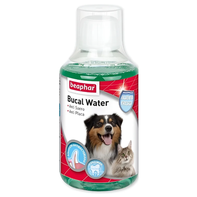 Enjuague Bucal Control Mal Aliento Perros Y Gatos Beaphar. Sabor Menta
