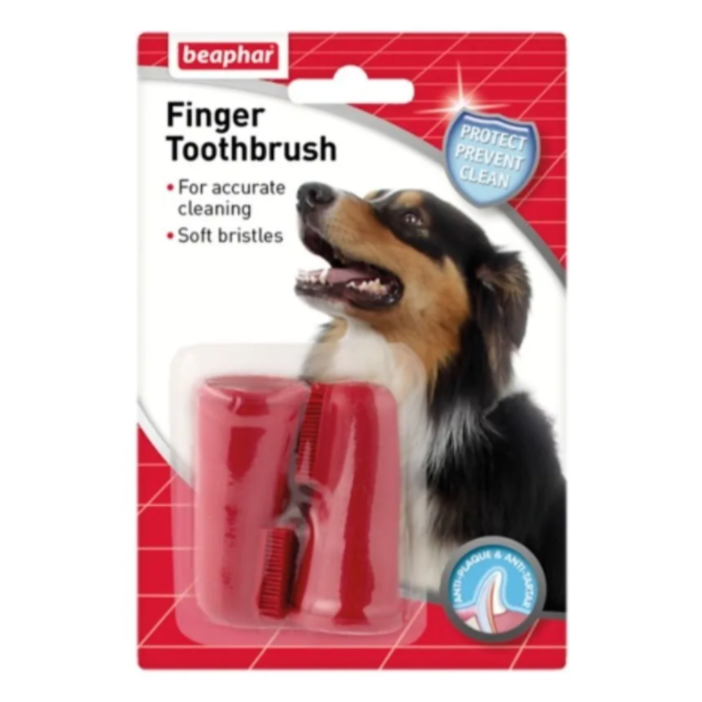 Cepillo De Dientes Tipo Dedal Silicón Para Perro O Mascota Sin Sabor