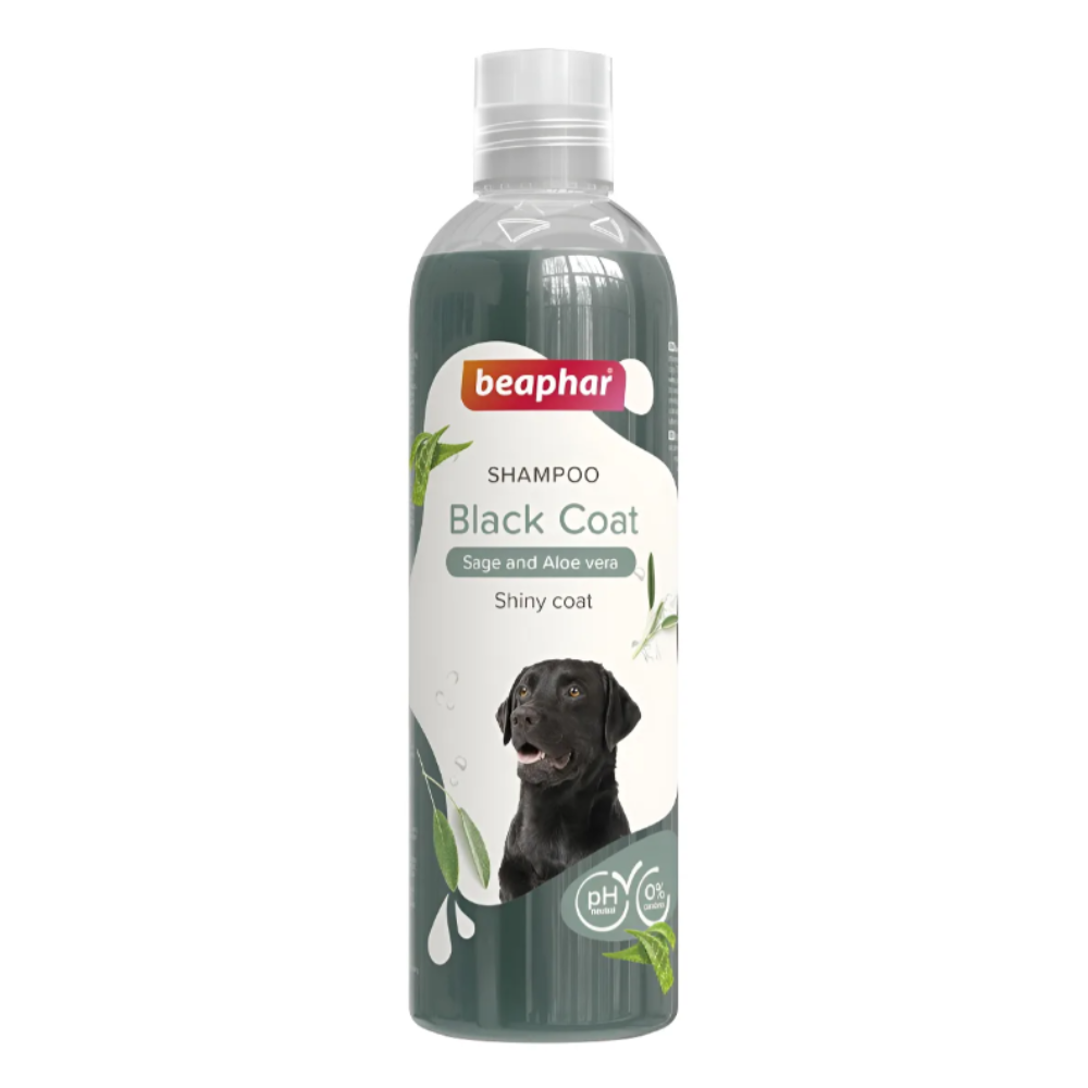 Shampoo Beaphar Para Perros De Pelo Negro 250ml Con Aloevera Aloe Vera