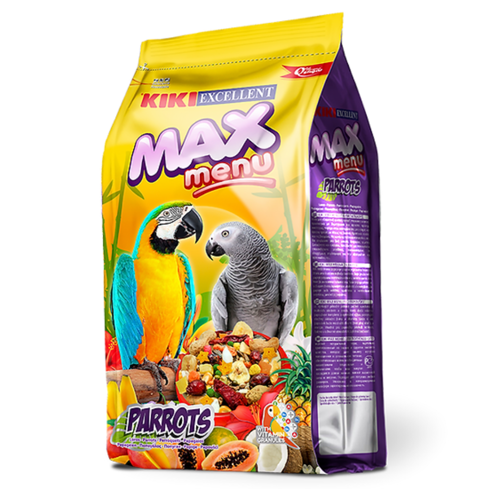 KIKI Max Menu Loros Y Cotorras 2kg
