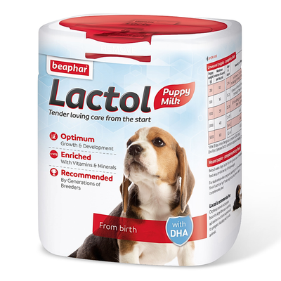 Leche Para Cachorro Lactol Beaphar Con Dha 500 Gr