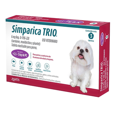 Simparica TRIO purple 2.5-5kg