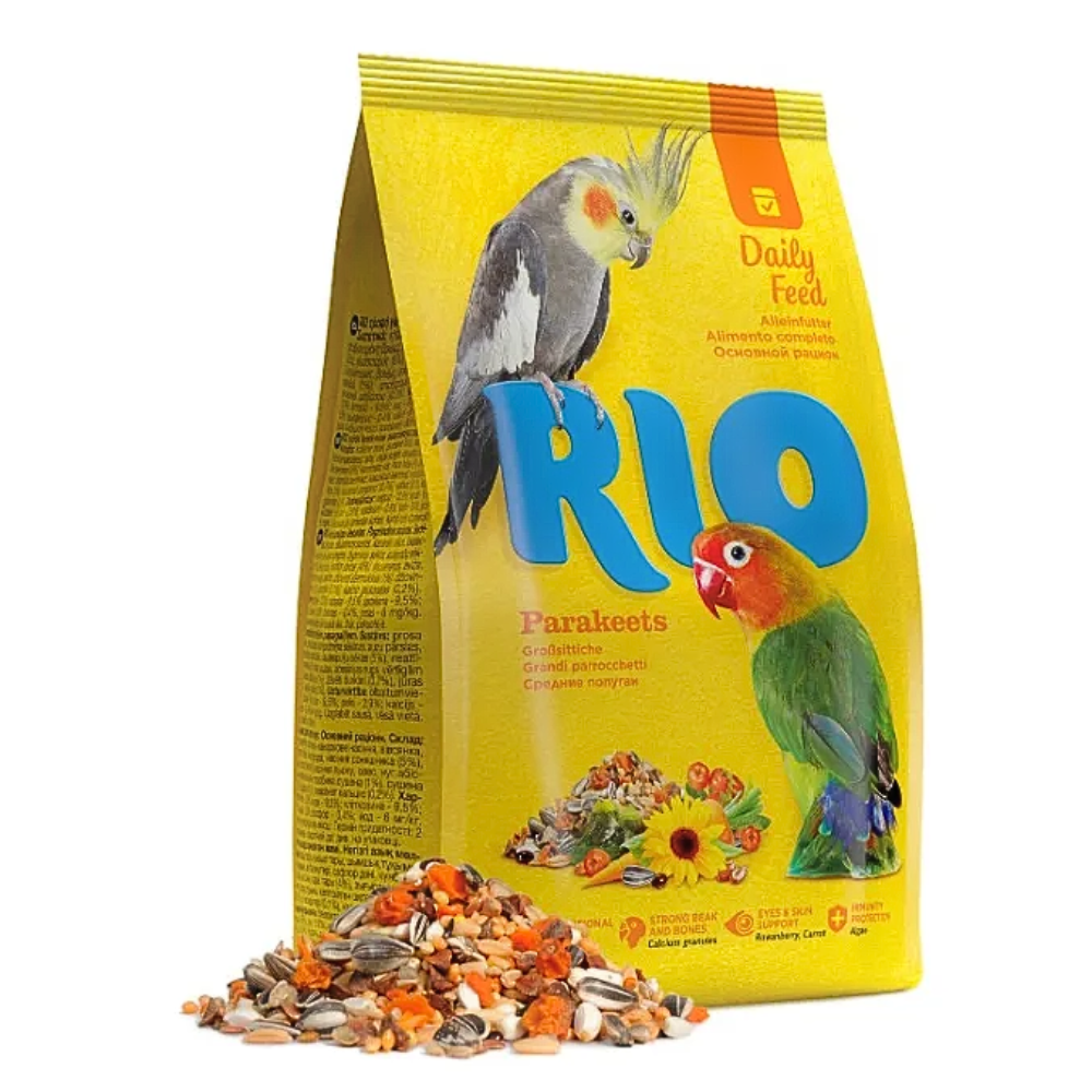 Alimento Balanceado Rio Para Cotorrita, Ninfa Y Agaporni 1kg