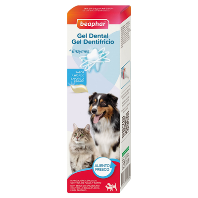 Gel Dental Que No Necesita Cepillado Para Perro Gato Beaphar Hígado