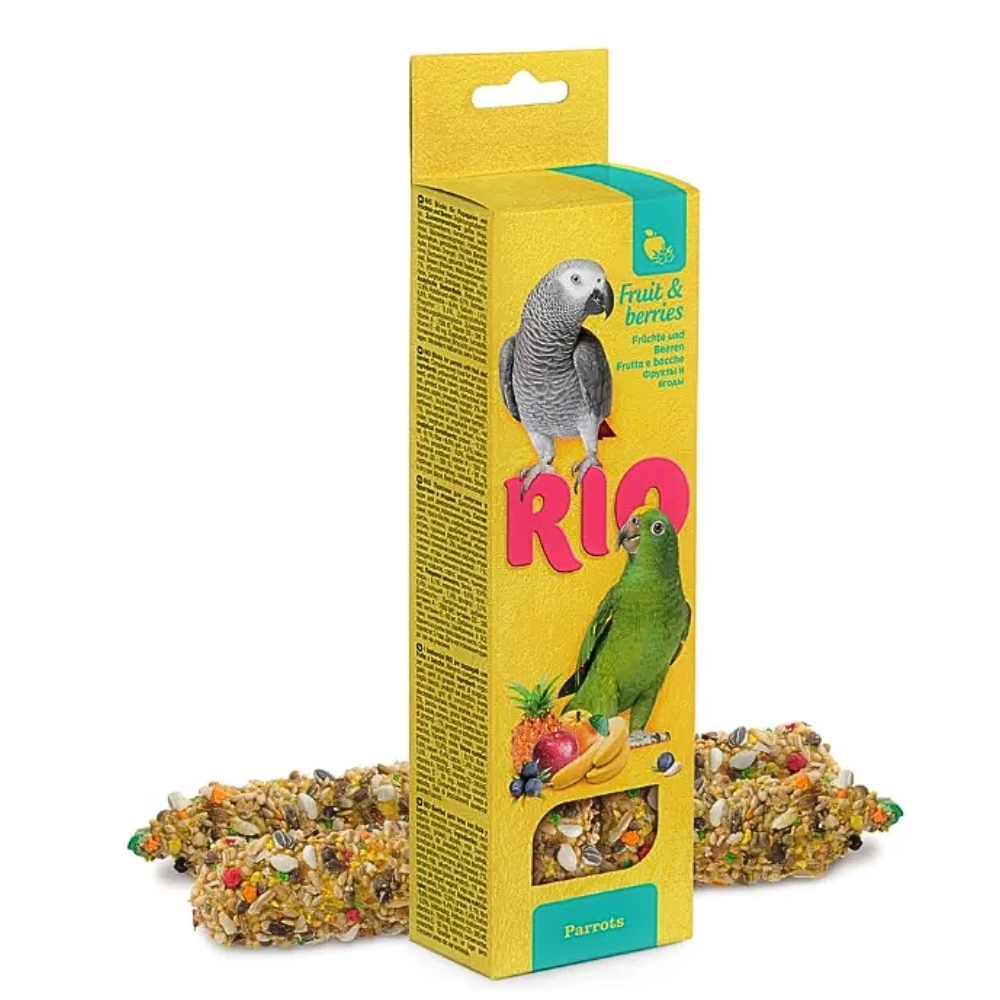 Palanqueta Barrita De Frutas Para Loro Marca Rio 2pzs X90gr