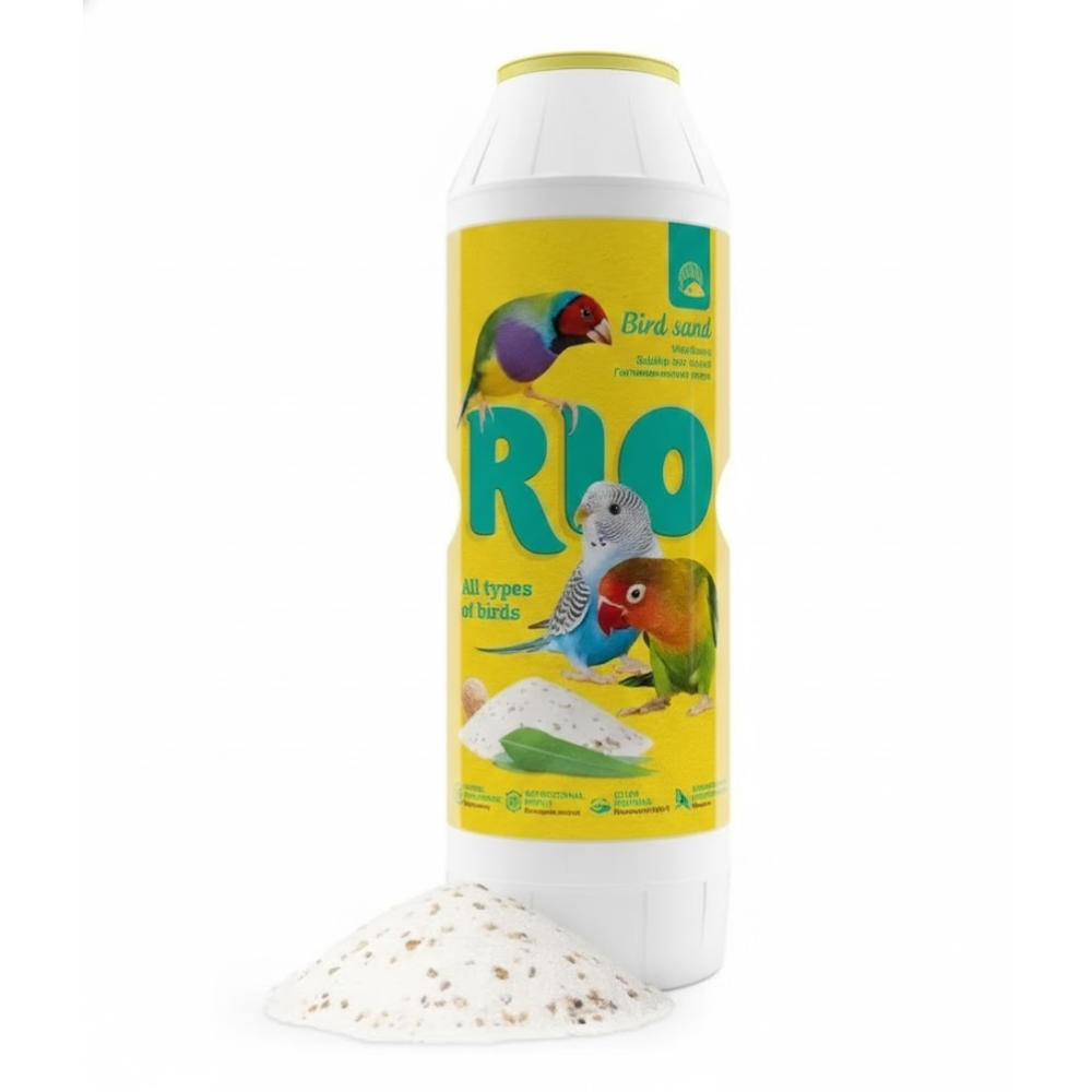 Arena Antiparásito Y Anti Olor Rio 2kg Para Aves De Ornato.
