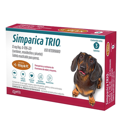 Simparica TRIO caramel 5.1-10 kg