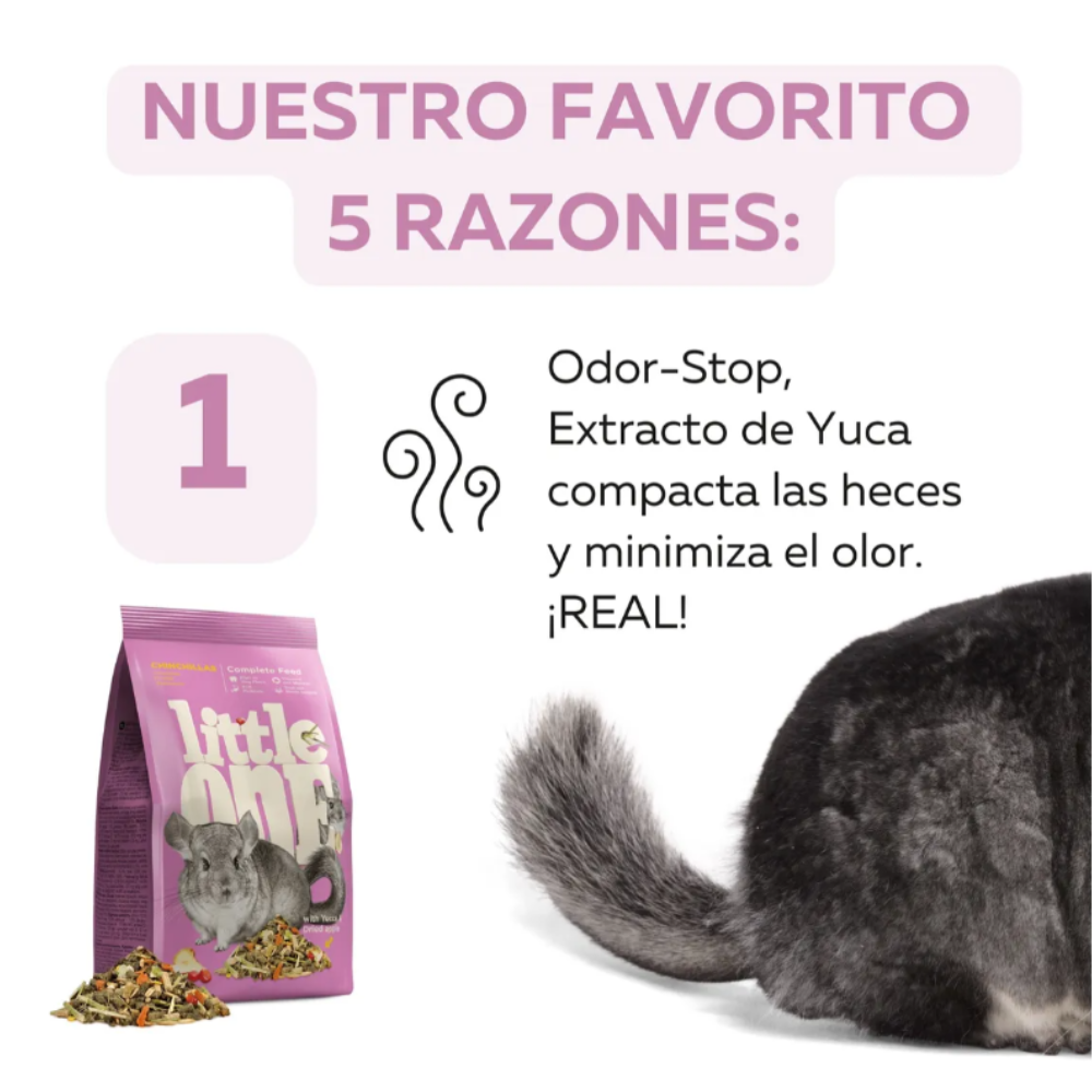 Little One Alimento Balanceado Para Chinchillas 900gr