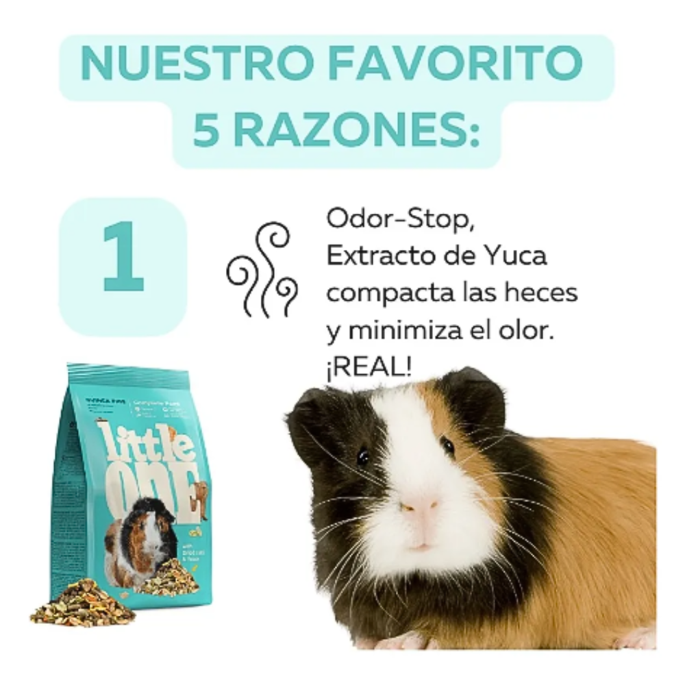 Little One Alimento Balanceado Para Cuyos Y Cobayas 900gr