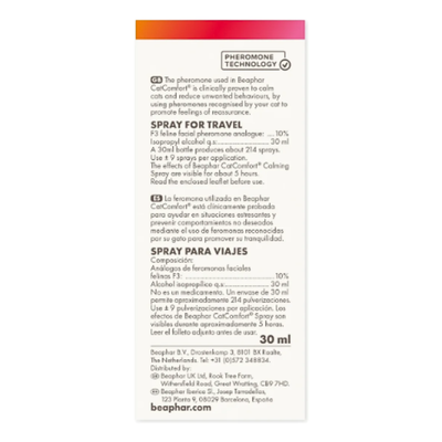 Catcomfort Spray Anti Estrés Calmante Para Gato 30ml