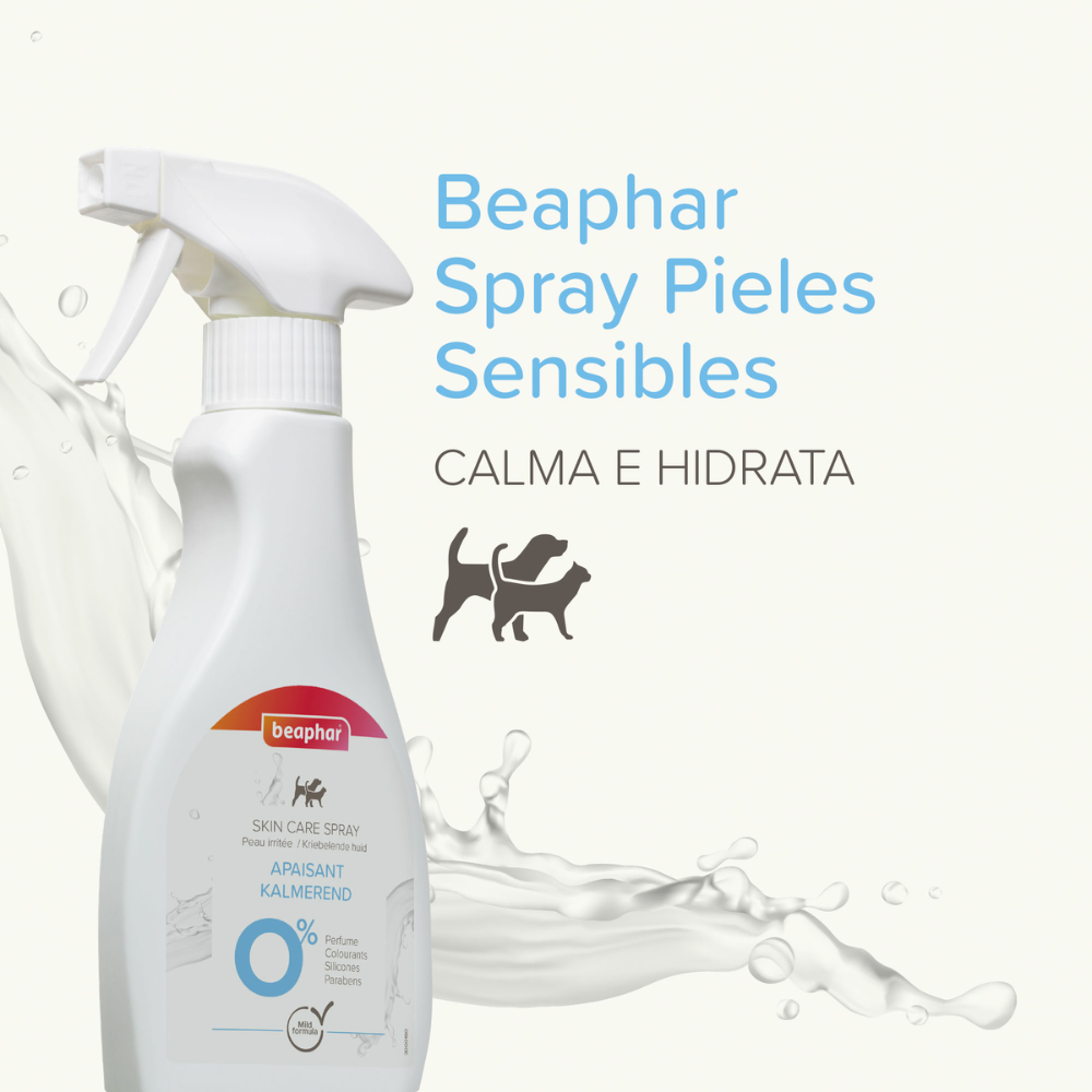 Spray Shampoo en seco Beaphar Anti-Irritación Perros Y Gatos 250ml Aloe Vera