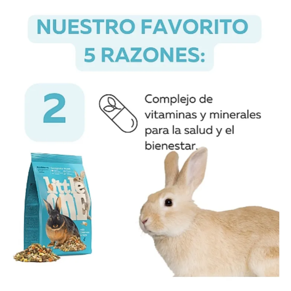 Little One/mealberry Comida Para Conejos 2.3 Kg