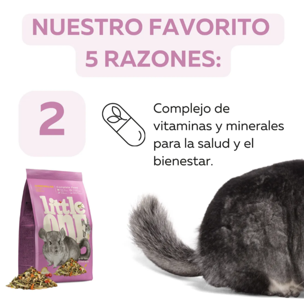 Little One Alimento Balanceado Para Chinchillas 900gr