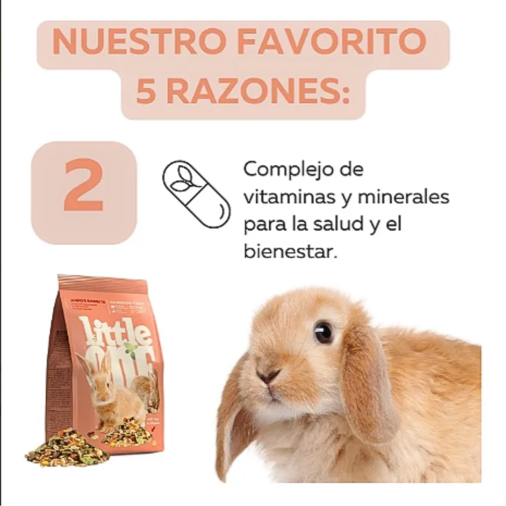 Little One Alimento Balanceado Para Conejos Junior 2.3kg