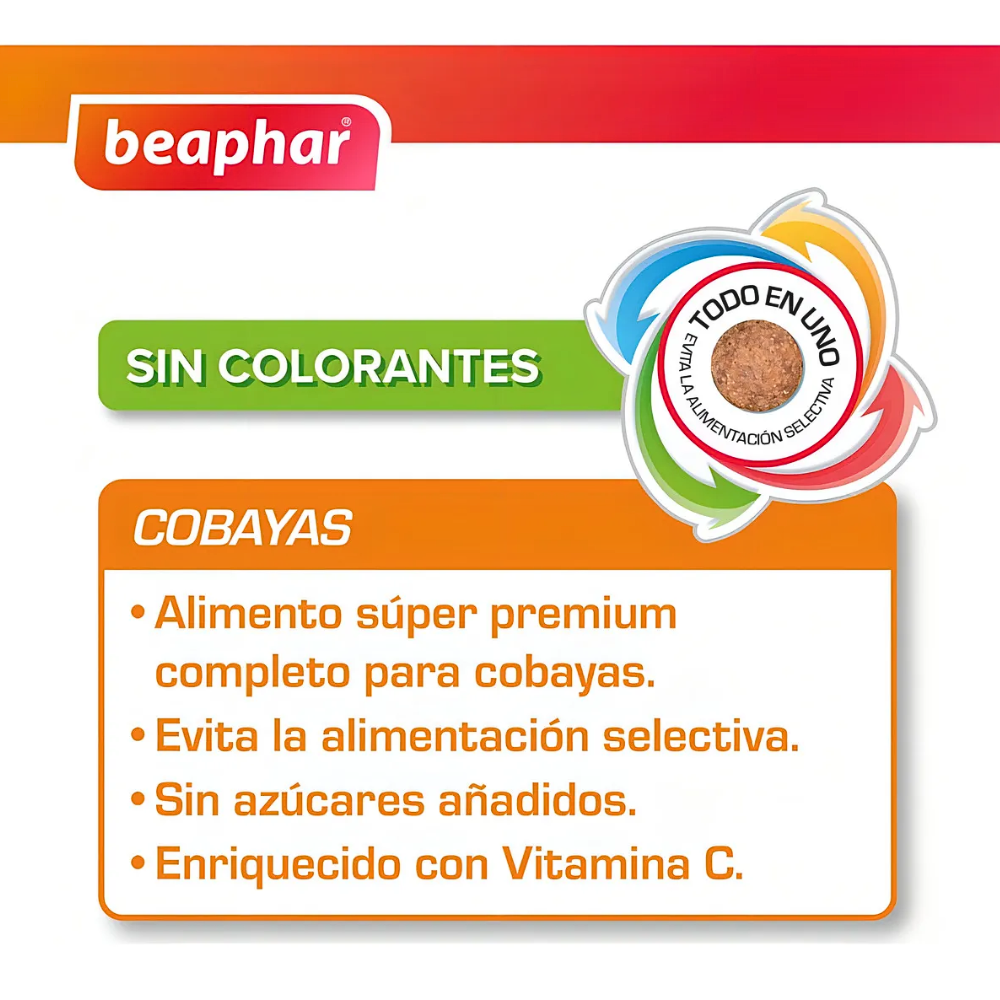Beaphar Care+ Alimento Balanceado Para Cuyos Y Cobayas 1.5kg