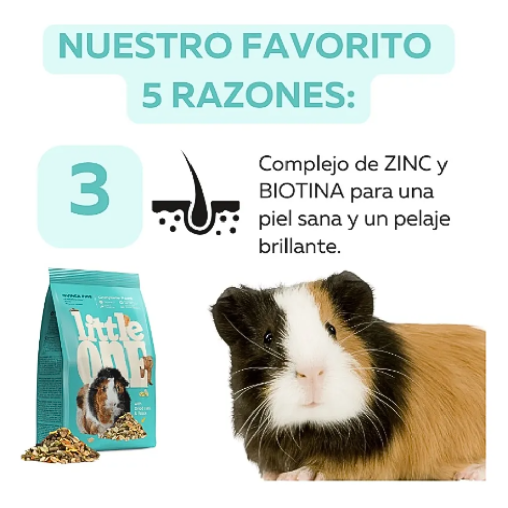 Little One Alimento Balanceado Para Cuyos Y Cobayas 900gr