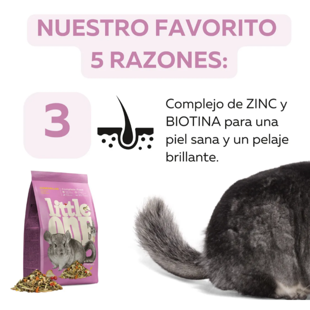 Little One Alimento Balanceado Para Chinchillas 900gr