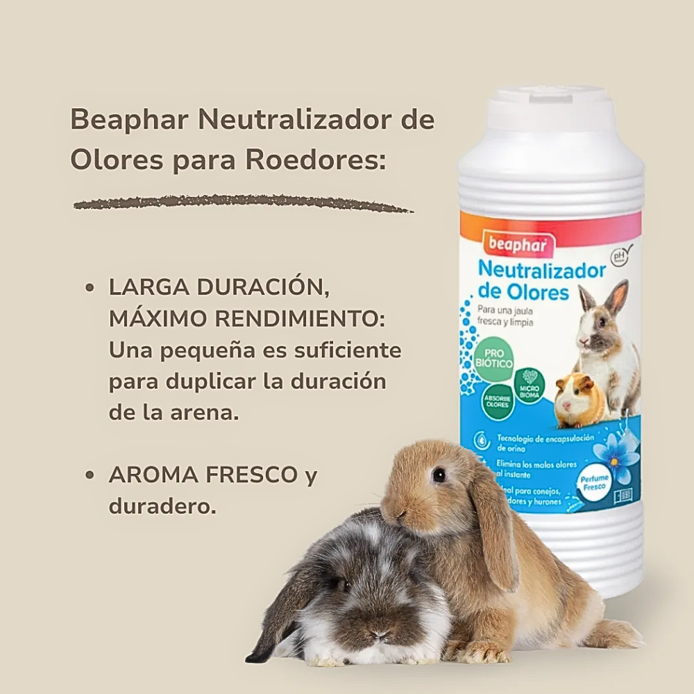 Beaphar Neutralizador De Olores Para Habitat De Roedor 600gr