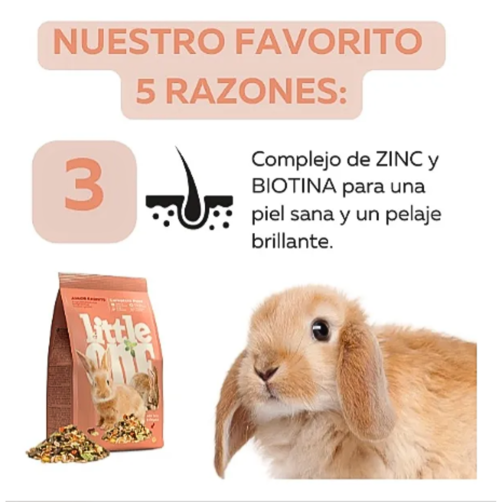 Little One Alimento Balanceado Para Conejos Junior 2.3kg