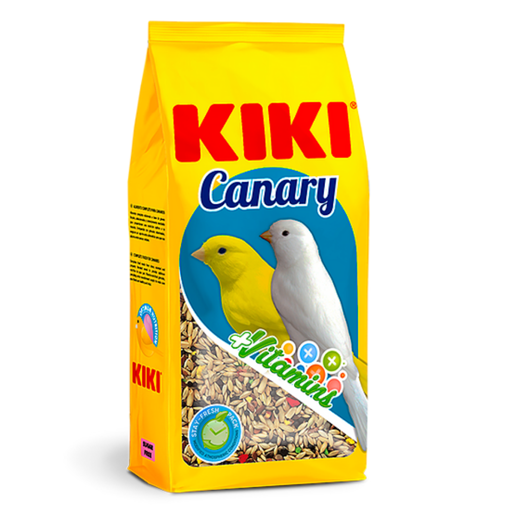 Semillas Para Aves Canarios Kiki Max Menú Vitaminado 1kg