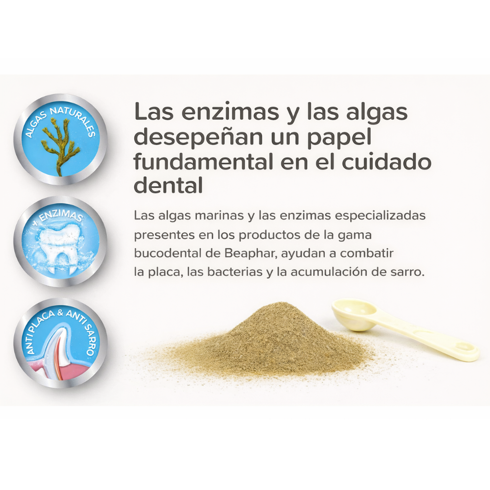 Beaphar Polvo Dental Plus 75gr Para Perros Y Gatos.