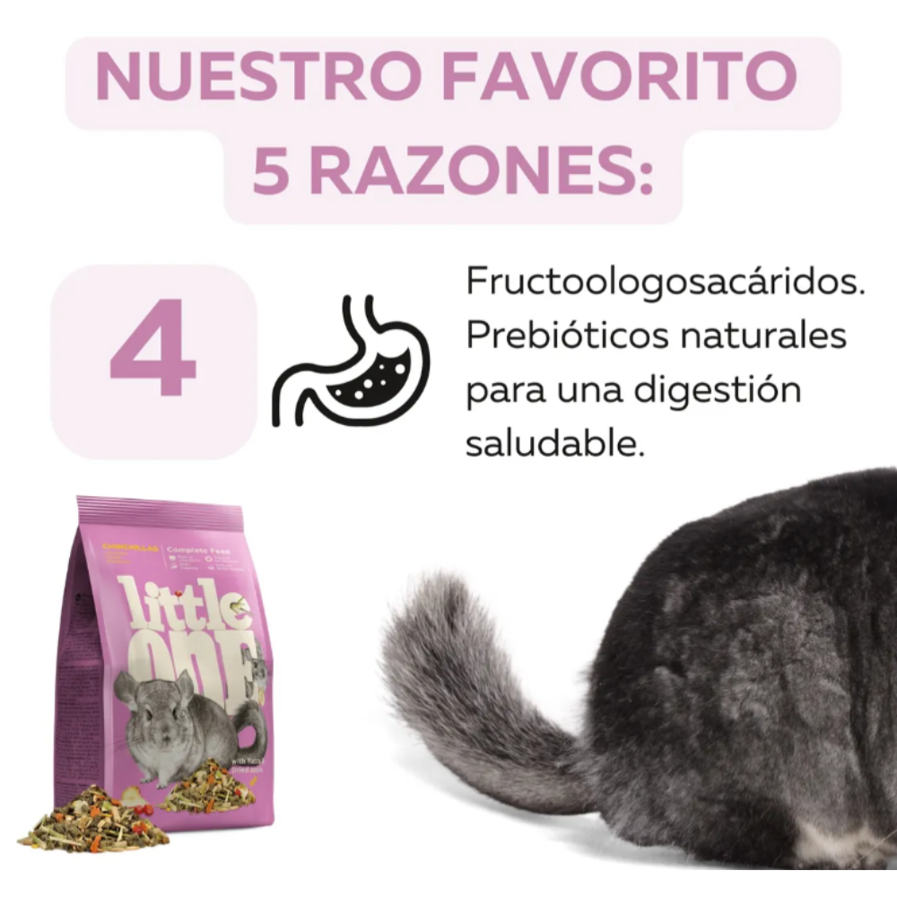 Little One Alimento Balanceado Para Chinchillas 900gr