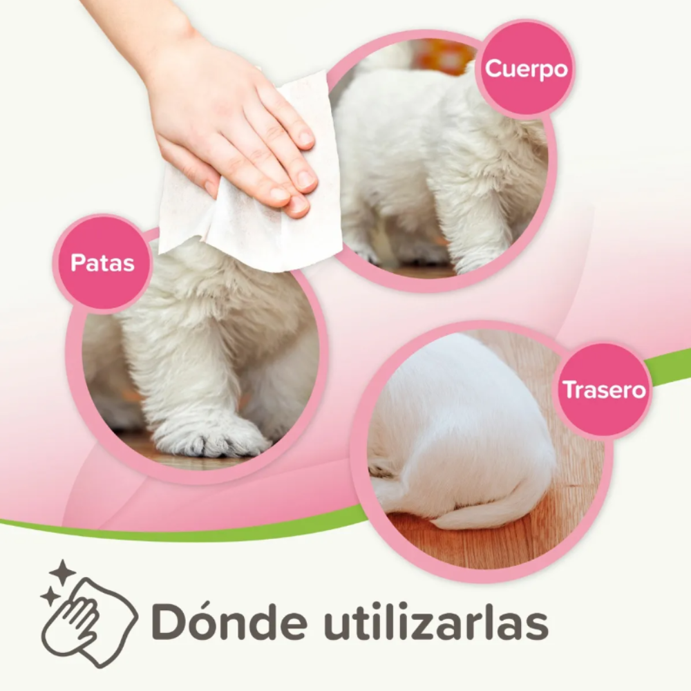 Beaphar Toallitas Húmedas Para Perros Gatos Piel Sensible30u