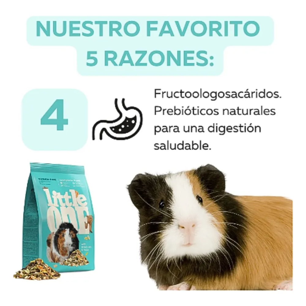 Little One Alimento Balanceado Para Cuyos Y Cobayas 900gr
