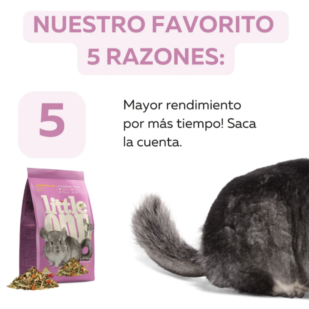Little One Alimento Balanceado Para Chinchillas 900gr