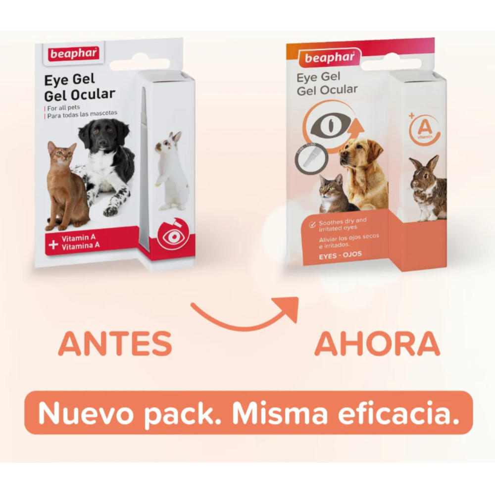 Beaphar Lubricante Gel Ocular 5ml Perro, Gato Y Roedores.