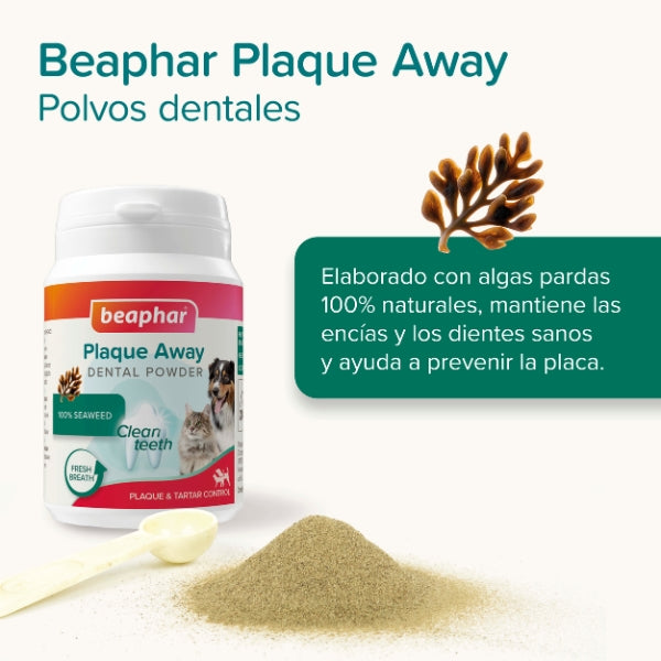 Beaphar Polvo Dental Plus 80gr Para Perros Y Gatos.