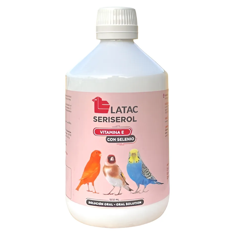 Latac Seriserol, Vitamina E + Selenio,p/aves De Ornato 500ml